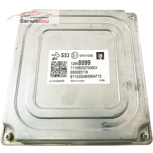 KOMPUTER ECU OPEL CORSA 1.4 12668099 67R-010386