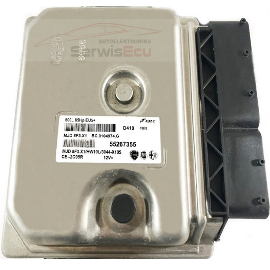 KOMPUTER ECU FIAT 500 1.3 55267355 MJD8F3.X1