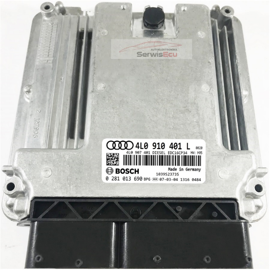 KOMPUTER ECU AUDI Q7 4L0910401L 0281013690 IMMO OFF