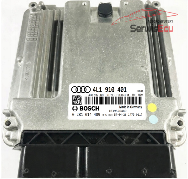 KOMPUTER AUDI Q7 3.0 4L1910401 0281014409 PLUG AND PLAY
