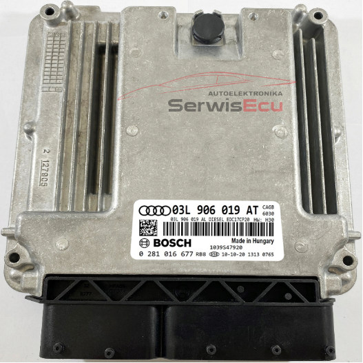 KOMPUTER ECU AUDI A6 CAGB 2.0 03L906019AT 0281016677