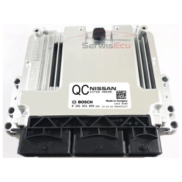 KOMPUTER ECU X-TRAIL 1.6 237104BE0D 0281031099 QC