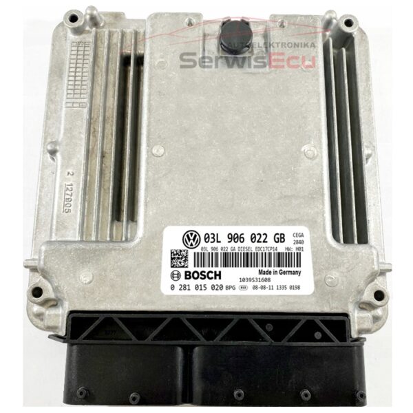 KOMPUTER ECU VW PASSAT CEGA 2.0 03L906022GB 0281015020 PLUG&PLAY