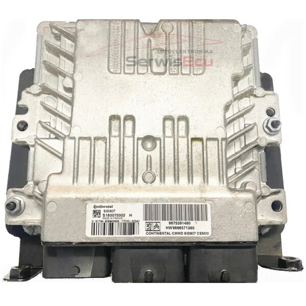 KOMPUTER ECU PEUGEOT SID807 1.6 S180075002H 9675391480