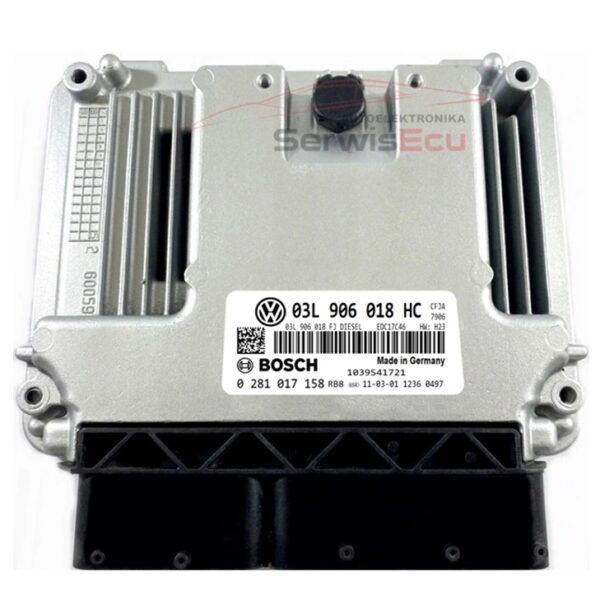 KOMPUTER ECU SEAT LEON 2.0 CFJA 03L906018HC 0281017158