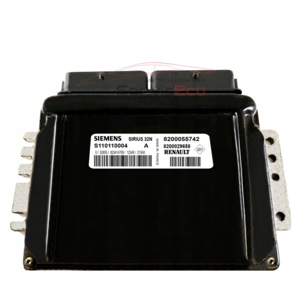 KOMPUTER ECU CLIO 1.6 S110110004A 8200055742 CZYSTY