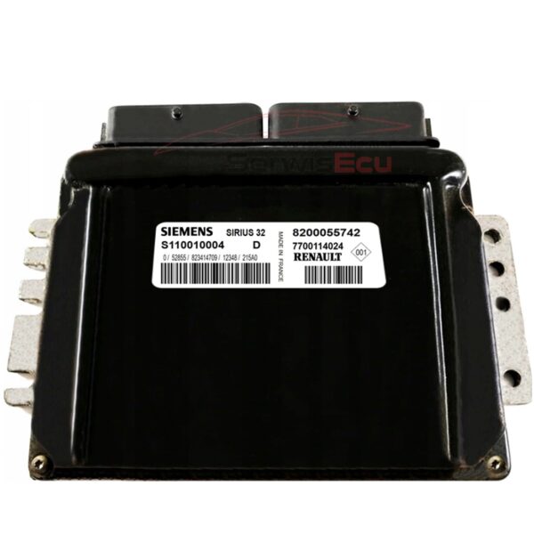 KOMPUTER ECU MEGANE 1.6 S110010004D 8200055742 CZYSTY
