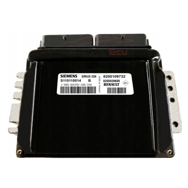 KOMPUTER ECU CLIO SIRIUS32N S110110014B 8200109732 CZYSTY