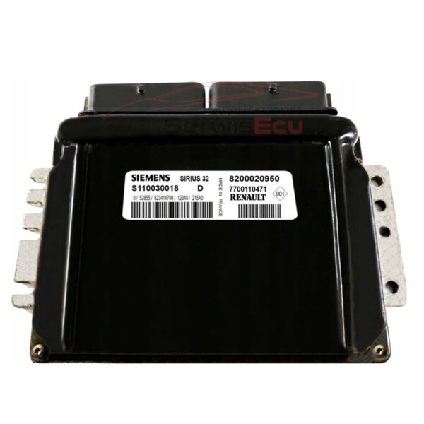 KOMPUTER ECU RENAULT S110030018D 8200020950 CZYSTY