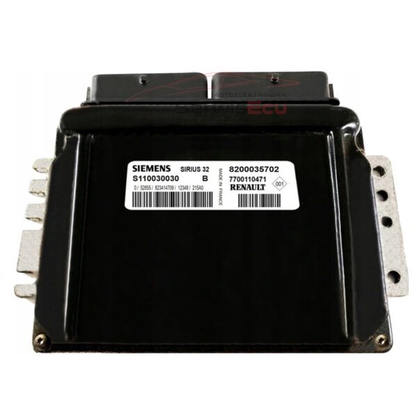 KOMPUTER ECU SCENIC 1.6 S110030030B 8200035702 CZYSTY