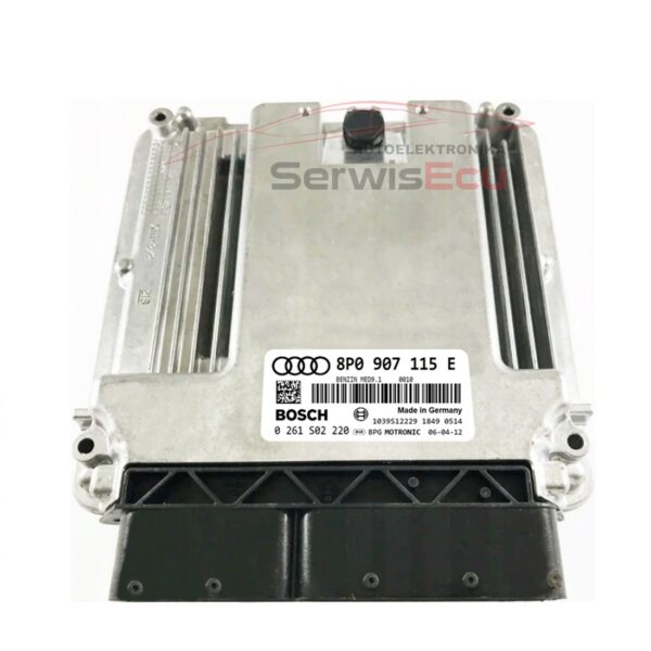 KOMPUTER ECU MED9.1 AUDI A3 8P0907115E 0261S02220
