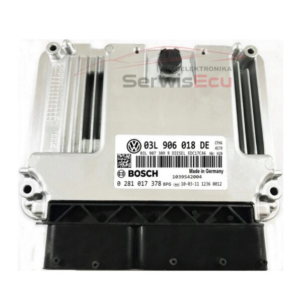 KOMPUTER ECU VW CADDY 2.0 03L906018DE 0281017378