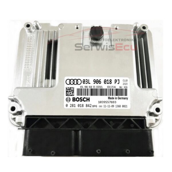 KOMPUTER ECU AUDI 2.0 TDI 03L906018PJ 0281018842
