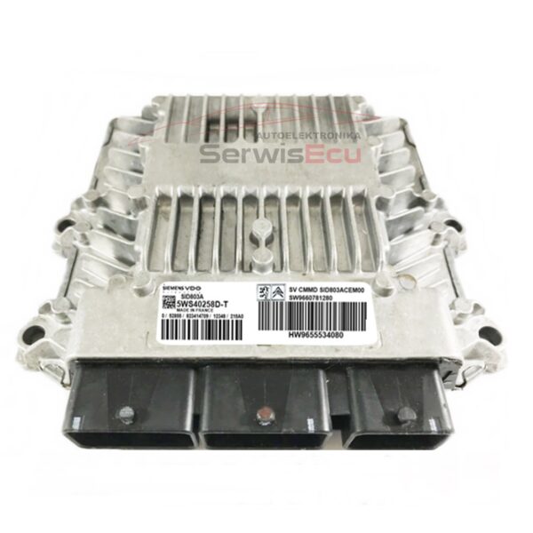 KOMPUTER ECU CITROEN SID803A 2.0 5WS40258D-T SW9660781280