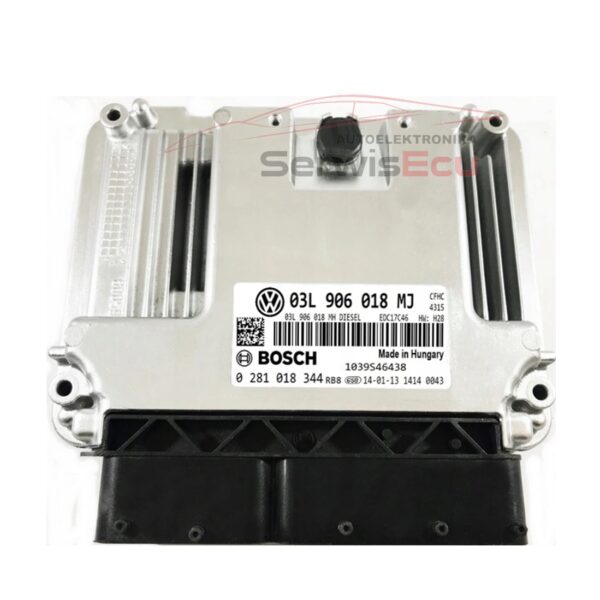 KOMPUTER ECU SKODA 2.0 TDI 03L906018MJ 0281018344