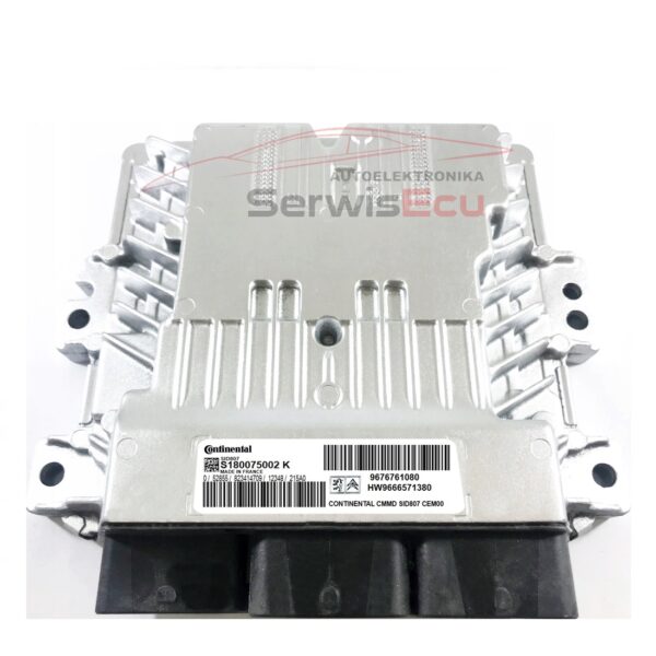 KOMPUTER ECU CITROEN SID807 1.6 HDI 9676761080 S180075002K