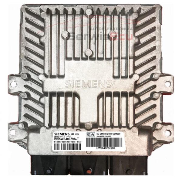 KOMPUTER ECU PEUGEOT 2.7 SID201 5WS40379A-T 9658198080