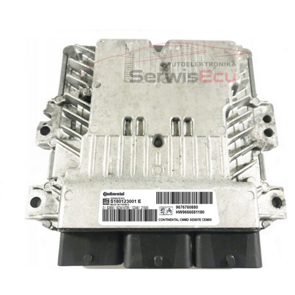 KOMPUTER ECU CITROEN C4 SID807EVO S180123001E 9676760880