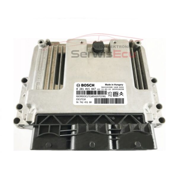 KOMPUTER ECU CITROEN C3 1.4 9674245180 0281015847