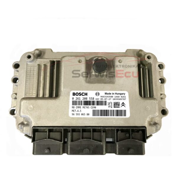 KOMPUTER ECU PEUGEOT 307 1.6 ME7.4.5 0261208558 9659306580