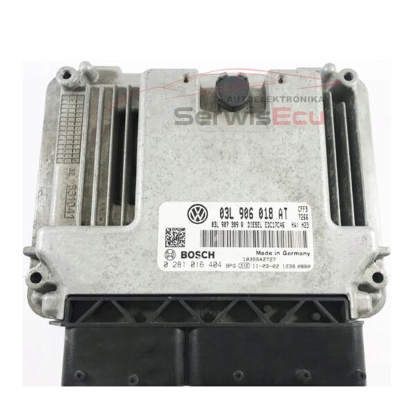 KOMPUTER ECU VW GOLF JETTA 03L906018AT 0281016404
