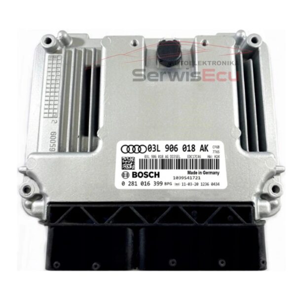 KOMPUTER ECU AUDI A3 2.0 03L906018AK 0281016399