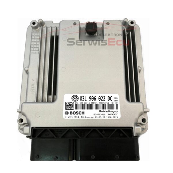 KOMPUTER ECU VW GOLF 2.0 03L906022DC 0281014693 PLUG&PLAY