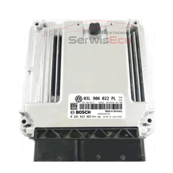 KOMPUTER ECU VW EOS 2.0 03L906022PL 0281015883 PLUG&PLAY