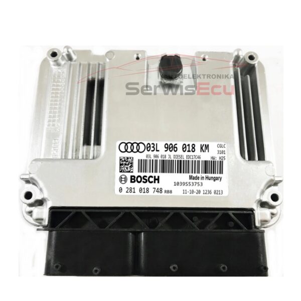 KOMPUTER ECU AUDI 2.0 TDI 03L906018KM 0281018748
