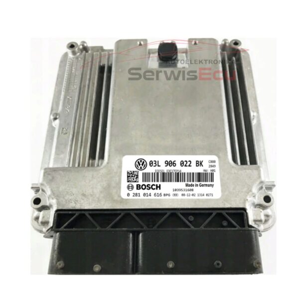 KOMPUTER SKODA SUPERB CBBB 03L906022BK 0281014616 PLUG&PLAY