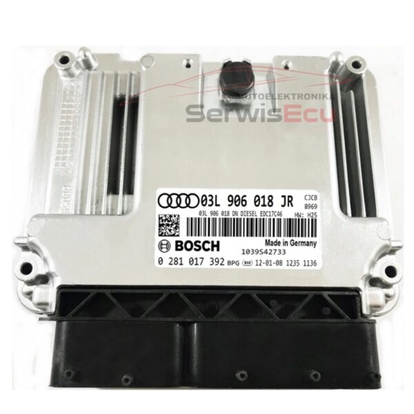 KOMPUTER ECU AUDI 2.0 TDI 03L906018JR 0281017392
