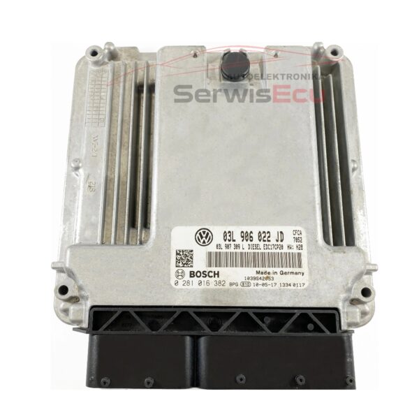KOMPUTER ECU VW T5 2.0 03L906022JD 0281016382