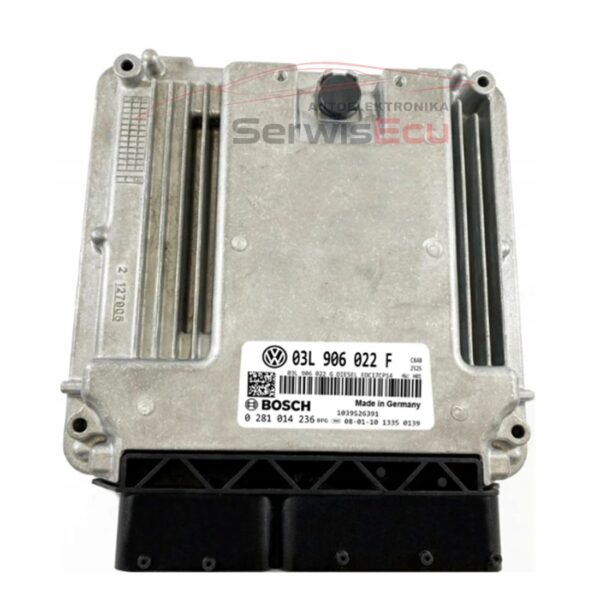 KOMPUTER ECU VW TIGUAN 2.0 CBAB 03L906022F 0281014236 PLUG AND PLAY