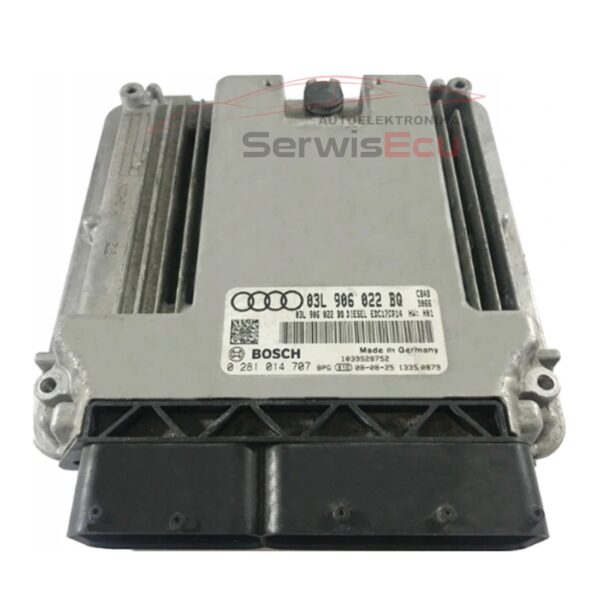KOMPUTER ECU VW AUDI 03L906022BQ 0281014707