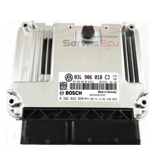 KOMPUTER ECU SKODA 2.0 TDI 03L906018CJ 0281016850