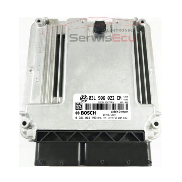 KOMPUTER VW PASSAT 2.0TDI 03L906022CM 0281014690 PLUG AND PLAY