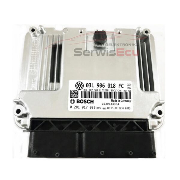 KOMPUTER ECU VW TIGUAN 2.0 03L906018FC 0281017035