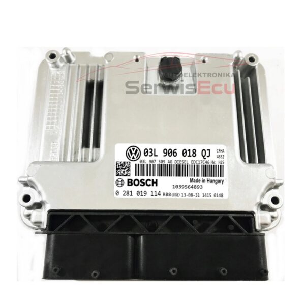 KOMPUTER ECU SKODA 2.0 TDI 03L906018QJ 0281019114