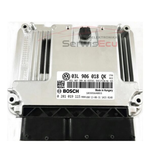 KOMPUTER ECU SKODA 2.0 TDI 03L906018QK 0281019115