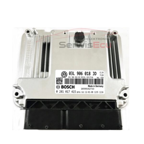 KOMPUTER ECU SKODA 2.0 TDI 03L906018JD 0281017415