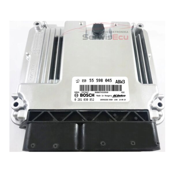 KOMPUTER OPEL ASTRA ABW3 55598045 0281030852 +PIN