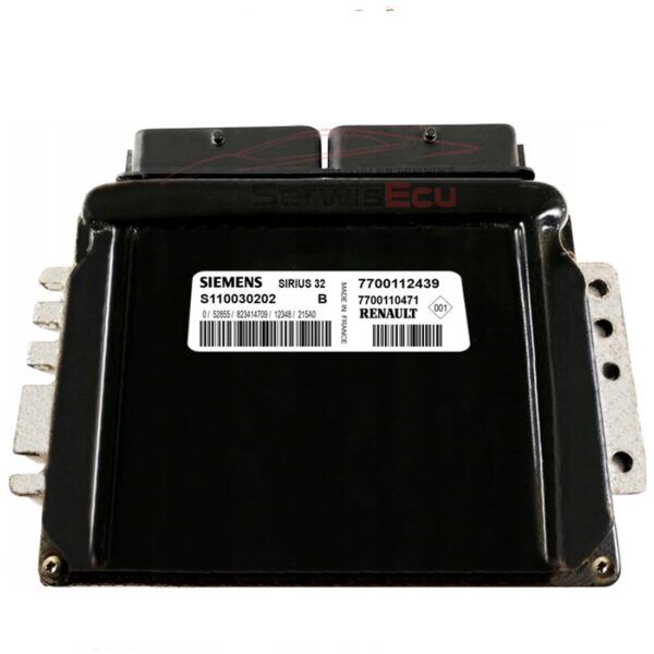 KOMPUTER ECU CLIO II 1.2 S110030202B 7700112439 CZYSTY
