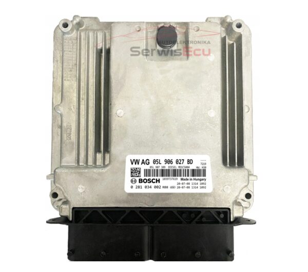 KOMPUTER ECU AUDI A6 2.0 MD1CS004 05L906027BD 0281034002