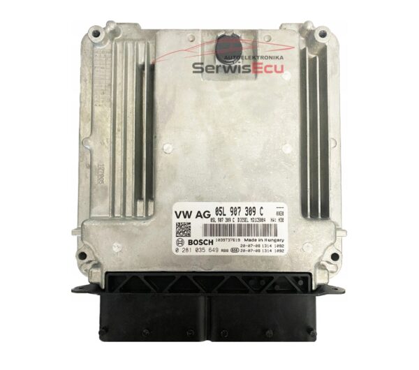 KOMPUTER ECU SKODA OCTAVIA 2.0 05L907309C 0281035649