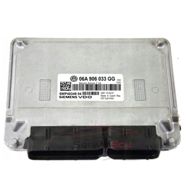 KOMPUTER ECU VW 06A906033GG 5WP40349 04 IMMO OFF