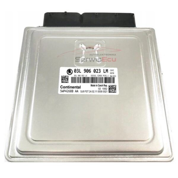 KOMPUTER SKODA 03L906023LM 5WP42688AA IMMO OFF