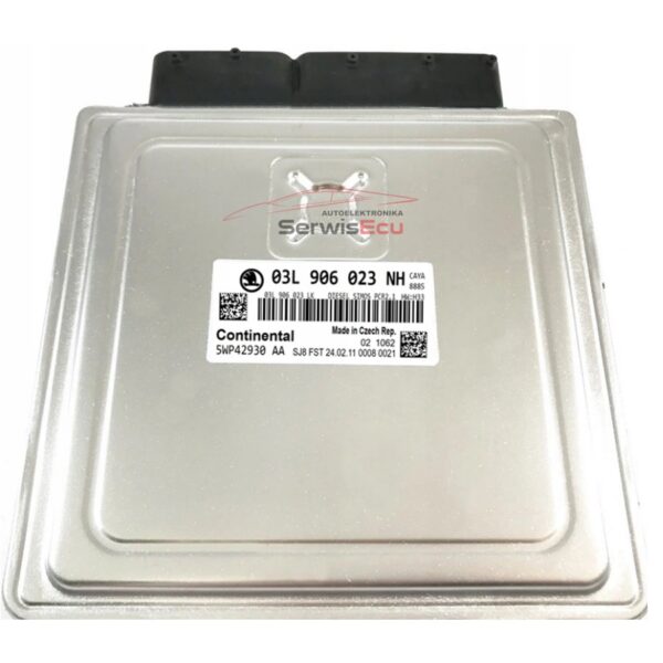 KOMPUTER ECU SKODA 1.6 03L906023NH 5WP42930AA IMMO OFF