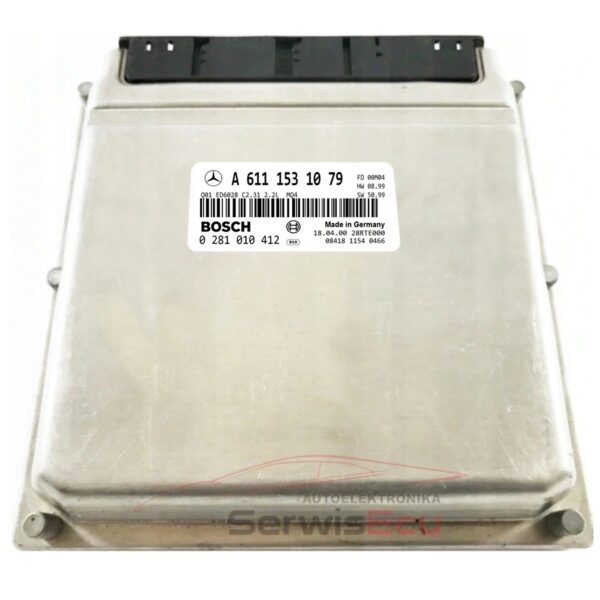 KOMPUTER ECU MERCEDES A6111531079 0281010412 VIRGIN