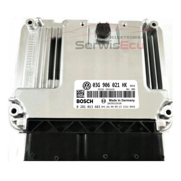 KOMPUTER VW BLS 03G906021HK 0281013683 IMMO OFF
