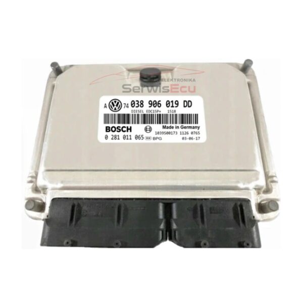 KOMPUTER VW GOLF 038906019DD 0281011065 IMMO OFF